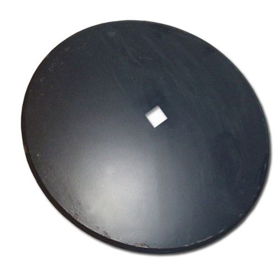 Round Disc Blade with a square hole attachment for the ag and farming industry